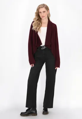 Image de Pull pour femmes SAPORTA - couleur bordeaux, taille XL/XXL