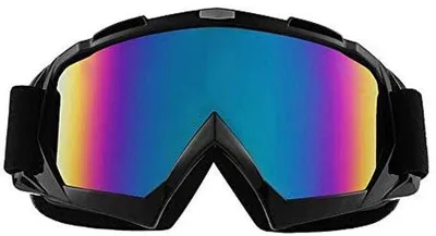 Immagine prodotto di Occhiali da sci - Maschera protettiva per attività all'aperto, anti-UV, antivento, anti-polvere, adatta per attività outdoor, taglia L