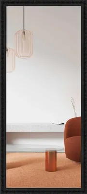 Produktbild von nielsen HOME Wandspiegel Francesca, Schwarz, Holz, ca. 70x170 cm
