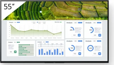 Zdjęcie produktu dla Sony FW-55BZ30L, Płaski panel Digital Signage, 139,7 cm (55"), LCD, 3840 x 2160 px, Wi-Fi, 24/7