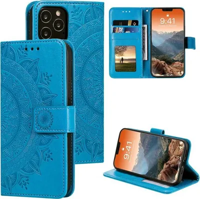 Obrázek produktu pro Pouzdro pro Apple iPhone 12 Pro Max Mobile Phone Case Flip Case Cover Bag Mandala