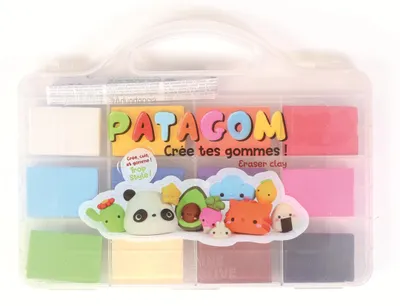 Immagine prodotto di Gomma da modellare Patagom - set da 12 colori