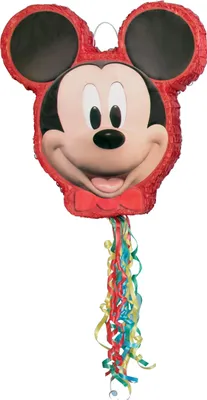 Obrázek produktu pro Piňata MICKEY MOUSE -  51x46,5x8 cm - tahací