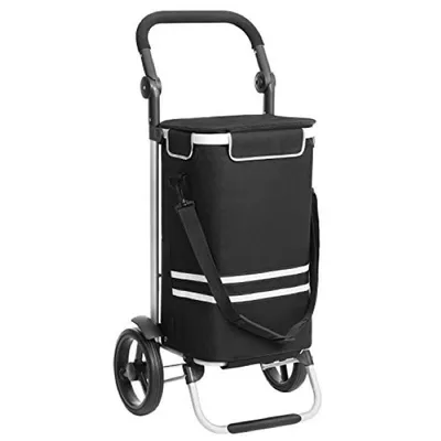 Obrázek produktu pro SONGMICS Nákupní vozík, nákupní taška s chladící přihrádkou 35l, 44x35x100cm