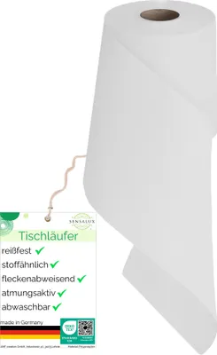 Produktbild von Sensalux Tischläufer 15cm x 25m weiß