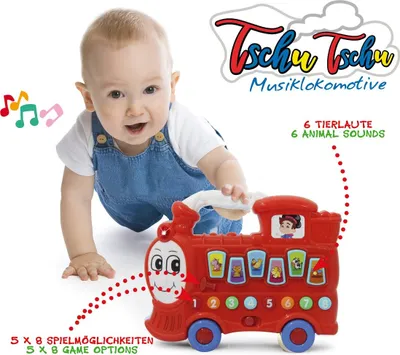 Image de Locomotive musicale Tchou Tchou Rouge