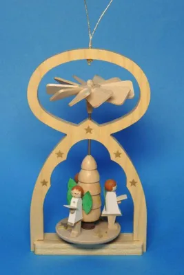 Produktbild von Christbaumschmuck Wärmespiel mit Engel Höhe= 12cm NEU
