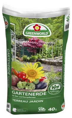 Produktbild von Greenworld Gartenerde Torffrei 40 L