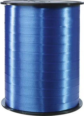 Produktbild von Clairefontaine Spule Geschenkband, glatt, 7mm x 500m - Tiefblau 601713C