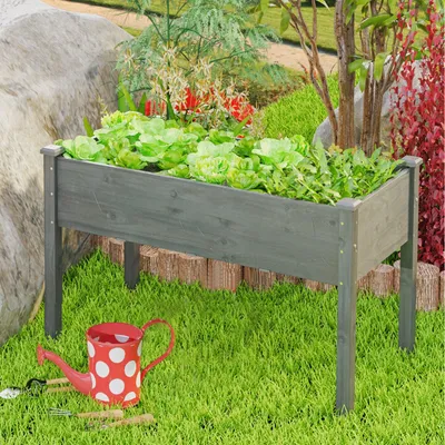 Image de Kweekkas - Serre de jardin - Mini-serre - Bac à légumes - Jardinière surélevée - Structure en bois