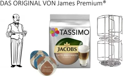 Produktbild von Tassimo Kapselhalter plus Jacobs Latte Macchiato Classico16 Kapseln für Tassimo