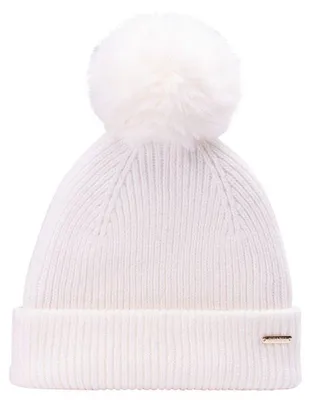 Immagine prodotto di Fitanu - Berretto "Uratelli" unisex uomo/donna, con pompon PP13639 (taglia unica) (bianco)
