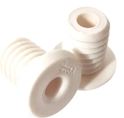 Zdjęcie produktu dla Amortyzator do kierownicy rowerowej – ultralekki, 18 g – stabilizator kierownicy – biały