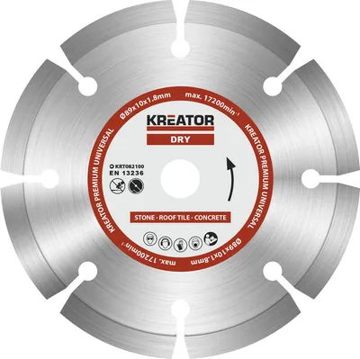 Produktbild von 89er Diamant Trennscheibe ø 89 x 10 x 1,8 mm Beton Stein Ziegel Schindeln - 89 mm