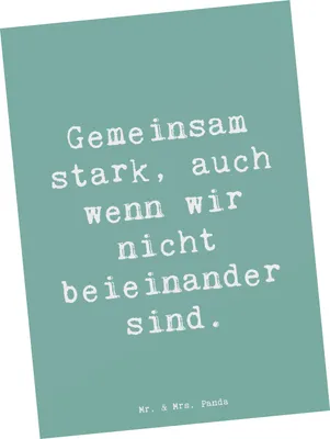 Produktbild von Mr. & Mrs. Panda Ansichtskarte Spruch Trennung von den Eltern - Meeresbrise - Geschenk, Zuversicht, Trost, Postkarte, Postkarten, schwierige Zeiten, Grußkarte, Vertrauem