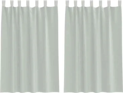 Obrázek produktu pro vidaXL Voálové závěsy s poutky 2 ks. Světle šedé 140x175 cm