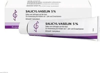 Produktbild von Bombastus Salicyl-Vaseline 5% Maść, 100 ml Maść
