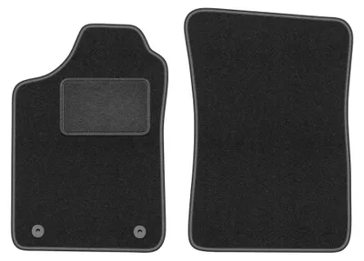 Immagine prodotto di Tappetini anteriori in moquette per Renault 19 1988-1996 (cabrio/hatchback/Seden) – 2 pezzi, grigio grafite, su misura – Wielganizator LUX