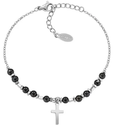 Produktbild von Armbanden   Mit Anhängern Charms Amen Silber   Kollektion Acciaio - frau