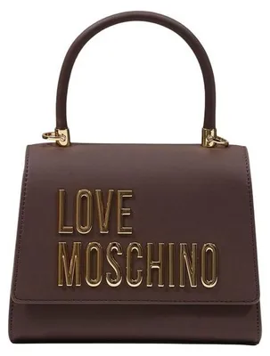 Obrázok produktu pre Kožená kabelka Love Moschino, farba hnedá, model JC4024PP1