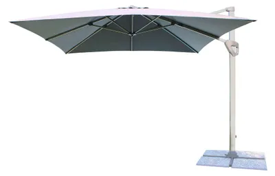 Image de Parasol d'extérieur 3 x 4 m avec mât latéral « India »