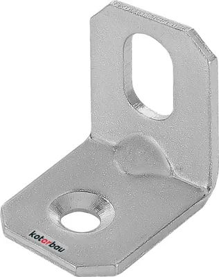 Produktbild von KOTARBAU Verstellwinkel 20 x 20 x 16 mm Einfassungswinkel Winkelverbinder Eurowinkel Langloch Regulieröffnung Sicke Holzverbinder Montagewinkel