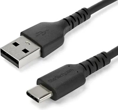 Obrázek produktu pro StarTech.com RUSB2AC2MB, 2 m, USB A, USB C, USB 2.0, 0,48 Gbit/s, Černá