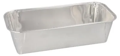 Image de Papstar aluminium cake tins 1090ml square 60 x 102 x 230mm 10 pieces 14570