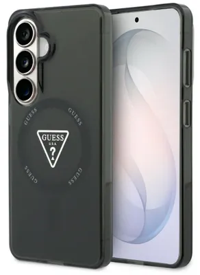 Produktbild von GUESS case passend für SAMSUNG S26 GUHMS26SHGTMLCGK (Magnetic IML Gradient Triangle) black