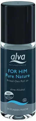 Produktbild von FOR HIM Pure Nature - Kristall- Deo Roll on 50ml