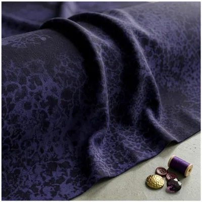French Terry Kombistoff – Deep Water by Thorsten Berger Oeko-Tex – 150 cm breit – Sweatstoff 1/2 Meterware f. Kleidung, Baby & Sommermode