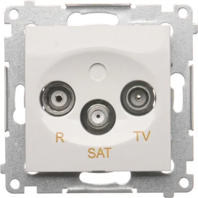 Immagine prodotto di Presa antenna satellitare doppia DASK.01/11 CONTATTO SIMON