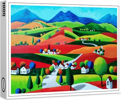 Produktbild von raxxa Premium-Puzzle "Voralpenland", 1000 Teile