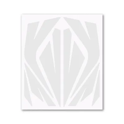 Produktbild von Reflektierende Sticker-Kit Weiß für Motorrad