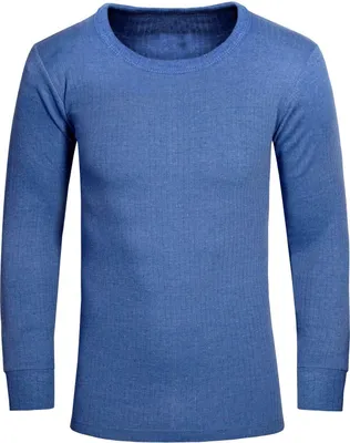 Produktbild von MT Herren Ski- und Thermounterhemd Light - Winter Unterwäsche Langarm - Blau XL