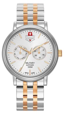 Produktbild von JDM Military JDM-WG003-02 Echo silber Jacques du Manoir swiss Herren Uhr NEU