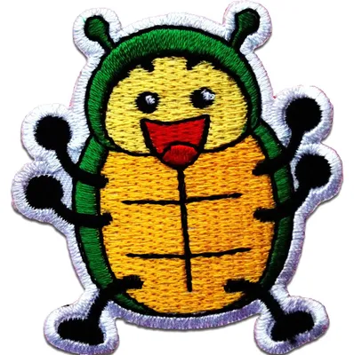 Obrázek produktu pro Brouk zvíře - nášivka, nažehlovací nášivka, nášivka, nášivky, k nažehlení, velikost: 6 x 6,3 cm