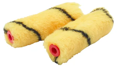 Zdjęcie produktu dla Zestaw 2 sztuk wałków malarskich ProDec, średniej długości, o szerokości 100 mm, przeznaczonych do uzyskiwania gładkiej powierzchni