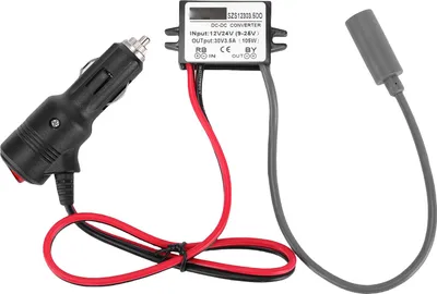 Obrázok produktu pre Auto adaptér, 12 V, 24 V, menič na 30 V, 3,5 A, 16 AWG, 30 m napájací kábel nabíjačky pre karavanové prívesy