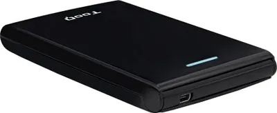Produktbild von TooQ TQE-2526B, HDD-Gehäuse, 2.5", SATA, Serial ATA II, Serial ATA III, 5 Gbit/s, USB Anschluss, Schwarz