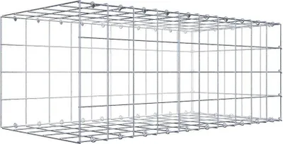 Produktbild von Anbaugabione Typ 2 100 cm x 40 cm x 50 cm (L x H x T), Maschenweite 10 cm x 10 cm, C-Ring