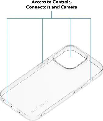 Zdjęcie produktu dla Krystalicznie przezroczyste etui AlzaGuard z TPU na iPhone'a 14 Pro
