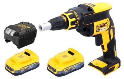 Produktbild von DeWalt DCF 620 E2 Akku Trockenbauschrauber 18 V 30 Nm Brushless + 2x Powerstack Akku 1,7 Ah + Ladegerät