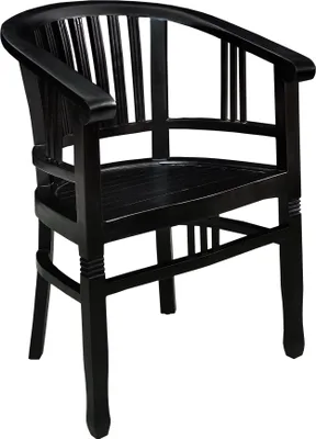 Produktbild von SIT Möbel Armlehnstuhl antikfinish | aus Mahagoni-Holz massiv | B 60 x T 61 x H 87 cm | 09569-30 | Serie SAMBA