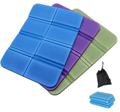 Productafbeelding van Waterdicht Opvouwbaar Campingmatje van 3 Stuks XPE, Thermisch Campingkussen