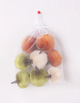Produktbild von Dekofigur Kürbisse Ø 7 cm bunt 8 Stück