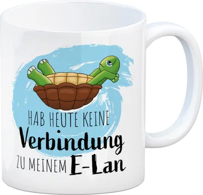 Produktbild von Hab heute keine Verbindung zu meinem E-Lan Schildkröte Kaffeebecher