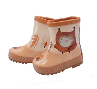 Produktbild von Maximo Mdchen Gummistiefel gefttert Eule, Gre:21, Przise Farbe:Cork washed
