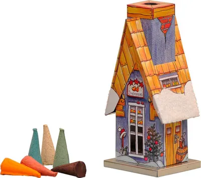Produktbild von Metall-Räucherhaus Brennerei (11,5cm) von Knox Räucherkerzen