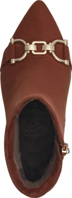 Produktbild von MARCO TOZZI Damen Stiefelette elegant Zierspange spitze Form 2-25319-41, Größe:41 EU, Farbe:Braun